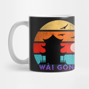 Wài Gōng Retro Sunset Ocean Grandfather Mug